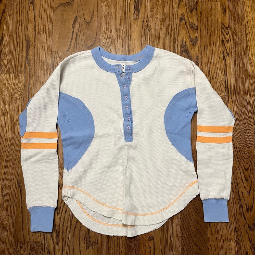 Urban Outfitters BDG Long Sleeve Henley Shirt